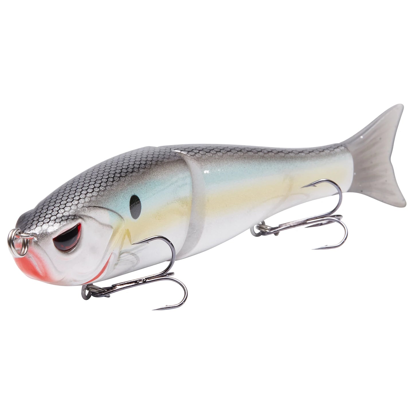 Bassdash Glide Baits for Pike Salmon Trout Topwater Single-Jointed Swimbait Bass Fishing Lure 11.43cm/18.5g 17.78cm/62.5g