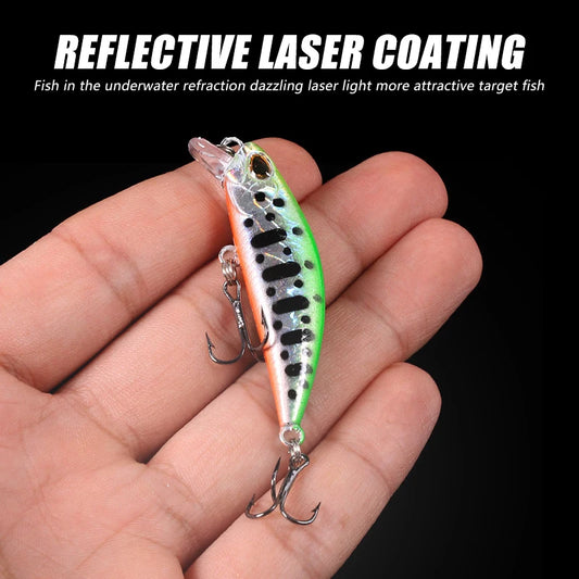 1Pcs Pesca Jerkbait Lure Sinking Minnow Fishing Lures 5.8Cm/5.4G Hard Bait Black Minnow Wobbler Fishing Tackle